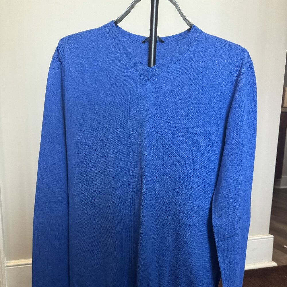Façonnable V-Neck cashmere Sweater Medium